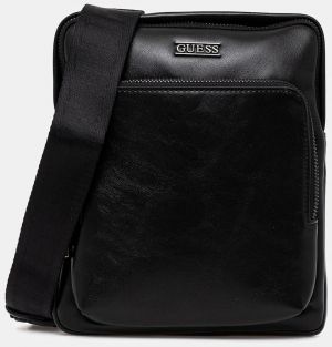Malá taška Guess BOSTON čierna farba, HMBOCA P5323
