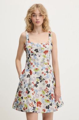Šaty Stine Goya šedá farba, mini, áčkový strih, SG-PF25-D141-2269