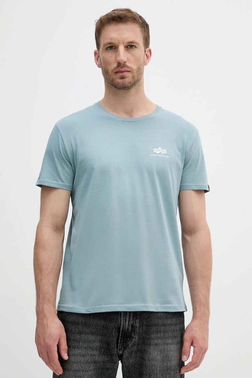 Bavlnené tričko Alpha Industries pánske, s potlačou, 188505.134