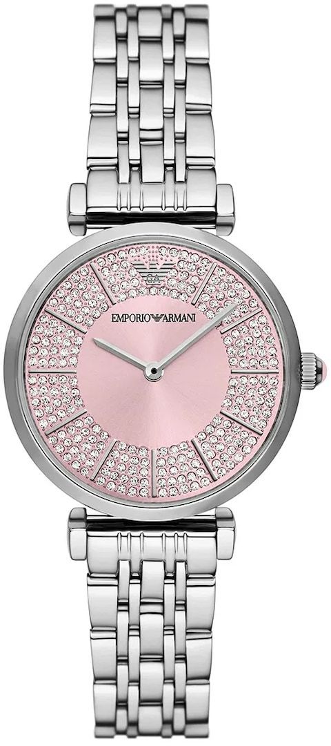 Hodinky Emporio Armani dámske, strieborná farba, AR11686