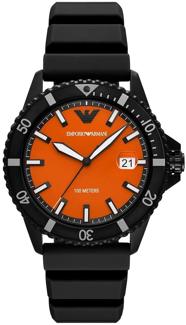 Hodinky Emporio Armani pánske, čierna farba, AR11684