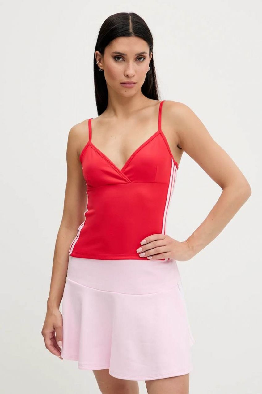 Top adidas Coquette červená farba, JM1910