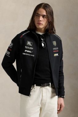Mikina Polo Ralph Lauren Fztrkjktm1 Long Sleeve čierna farba, s nášivkou, 710972339