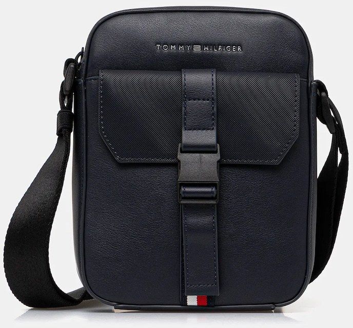 Malá taška Tommy Hilfiger tmavomodrá farba, AM0AM13479