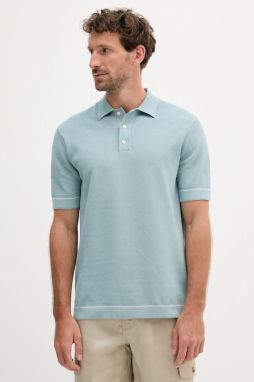 Bavlnené polo tričko Hackett London jednofarebné, HM7000005