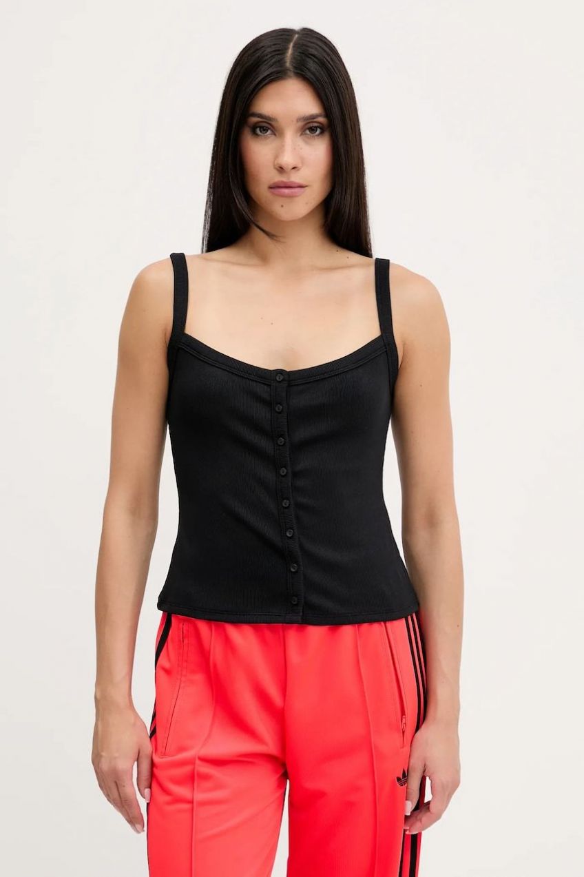 Top Abercrombie & Fitch čierna farba, KI139-5412