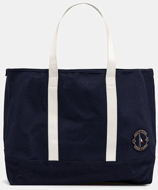Taška Tommy Hilfiger tmavomodrá farba, AM0AM13557