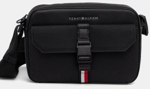 Malá taška Tommy Hilfiger čierna farba, AM0AM13482
