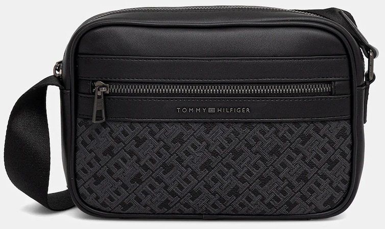 Malá taška Tommy Hilfiger čierna farba, AM0AM13494