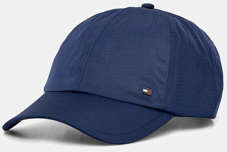 Šiltovka Tommy Hilfiger tmavomodrá farba, jednofarebná, AM0AM13429