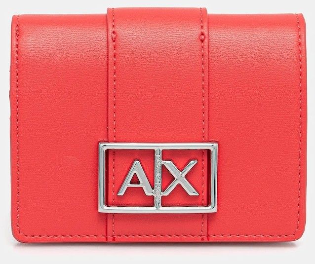 Peňaženka Armani Exchange dámska, červená farba, XW000360 AF12039