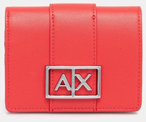 Peňaženka Armani Exchange dámska, červená farba, XW000360 AF12039