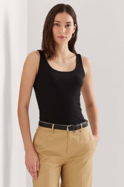 Top Lauren Ralph Lauren dámsky,čierna farba,200704777
