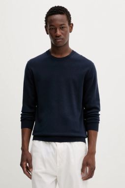 Bavlnený sveter Calvin Klein biela farba, ľahké, LV040BM343