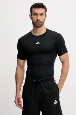 Tréningové tričko adidas Performance Techfit čierna farba, jednofarebné, JP4674