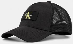Šiltovka Calvin Klein čierna farba, LV04D5025G