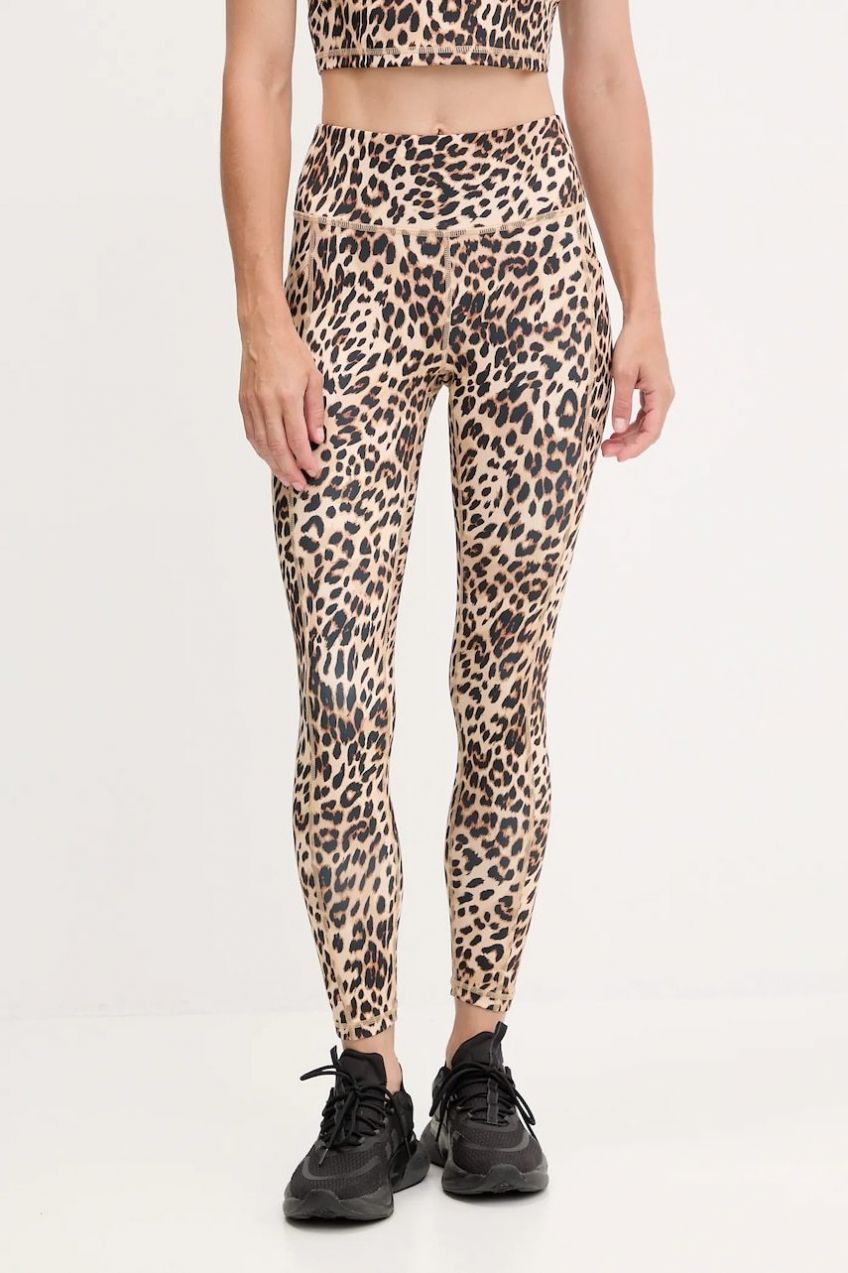 Legíny Dkny šedá farba, vzorované, DP5P3491