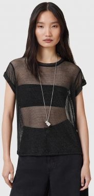 Blúzka AllSaints THEA čierna farba, W207JC