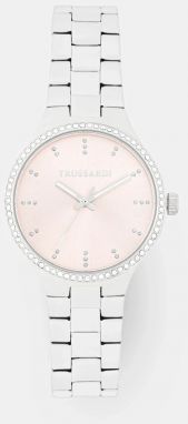 Hodinky Trussardi T-ESSENZA dámske, strieborná farba, R2453172505