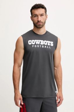 Top Nike Dallas Cowboys šedá farba, 01B3-06F-7RD-0LJ