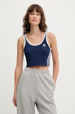Top adidas Originals 3-Stripes tmavomodrá farba, JX5147