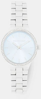Hodinky Trussardi T-ESSENZA dámske, strieborná farba, R2453172506