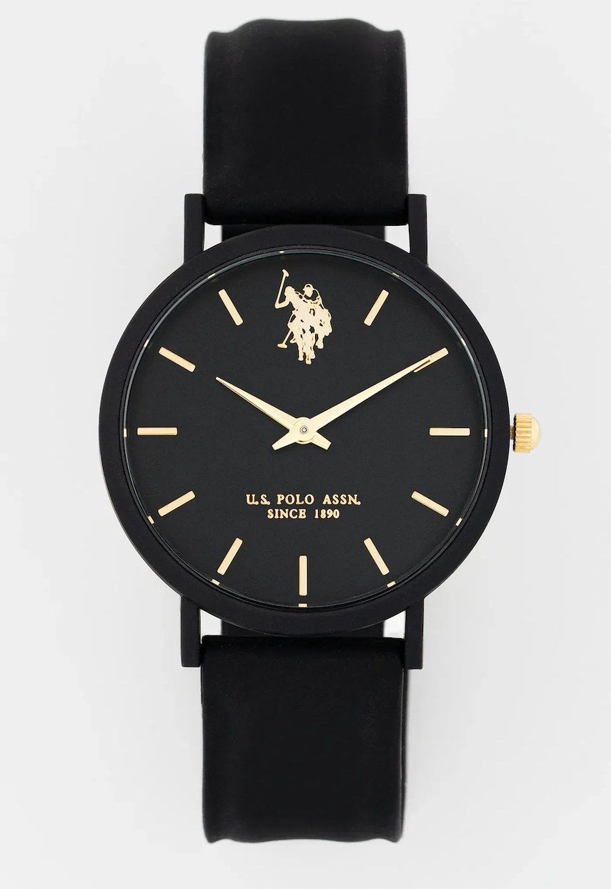 Hodinky U.S. Polo Assn. LUCY dámske, čierna farba, USP8163BK