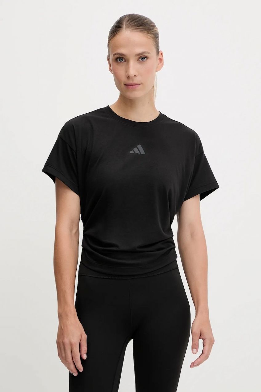 Tréningové tričko adidas Performance POWER čierna farba, JX1190