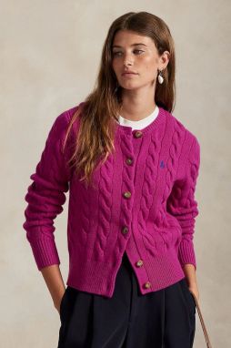 Sveter Polo Ralph Lauren ružová farba, 211972104