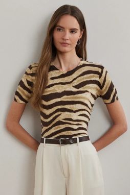 Sveter Lauren Ralph Lauren béžová farba, ľahký, 200971372