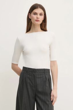 Tričko Calvin Klein dámske, béžová farba, K20K208244