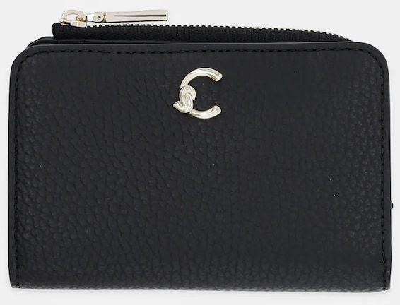 Kožená peňaženka Coccinelle COCCINELLE C-ME čierna farba, E2.SSL.11.D1.21