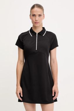 Šaty Dkny čierna farba, mini, áčkový strih, DP5D4903