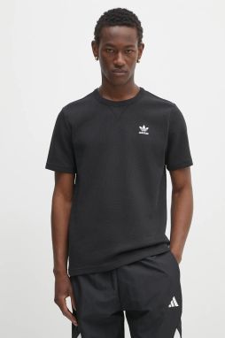 Tričko adidas Originals Essentials pánske, čierna farba, jednofarebné, KA7767