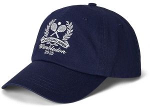 Bavlnená šiltovka Polo Ralph Lauren Wimbledon Collection tmavomodrá farba, s nášivkou, 710970539