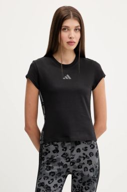 Tričko adidas 3-Stripes dámske, čierna farba, KB6008