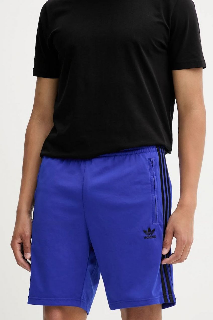 Šortky adidas Originals Firebird modrá farba, JY1342