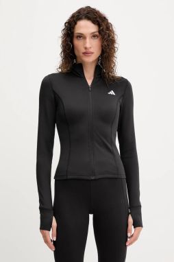 Tréningová mikina adidas Performance čierna farba, jednofarebná, JM9185