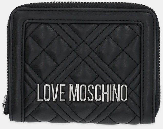 Peňaženka Love Moschino dámska, čierna farba, JC5710PP1
