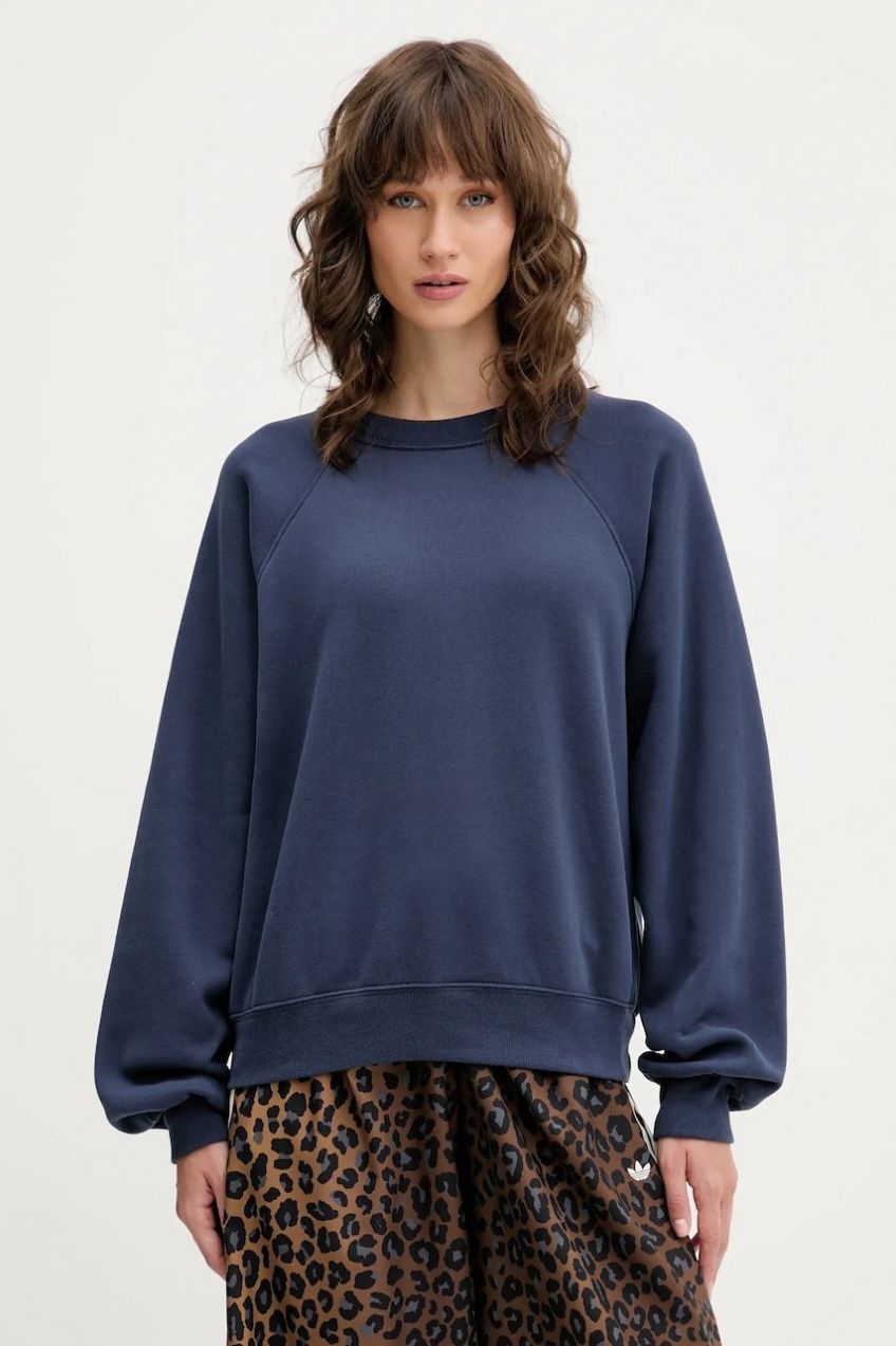 Mikina Abercrombie & Fitch tmavomodrá farba, jednofarebná, KI152-5352-200