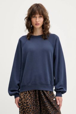 Mikina Abercrombie & Fitch tmavomodrá farba, jednofarebná, KI152-5352-200