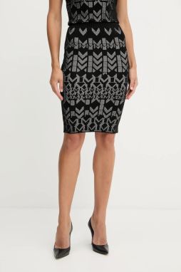 Sukňa Marciano Guess BILLIE čierna farba, mini, puzdrová, 5YGD16 5877Z