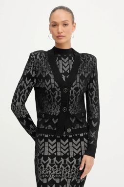Kardigán Marciano Guess BILLIE čierna farba, ľahké, 5YGR06 5877Z