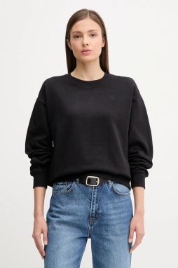 Mikina Calvin Klein Jeans čierna farba, jednofarebná, LV047B236G