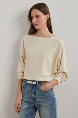 Sveter Lauren Ralph Lauren béžová farba, ľahké, 200933718