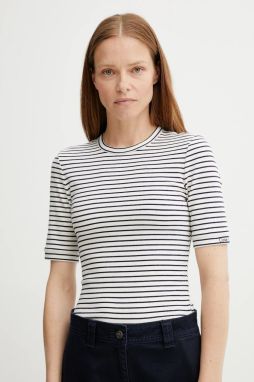 Tričko Calvin Klein dámske, béžová farba, LV044B232G