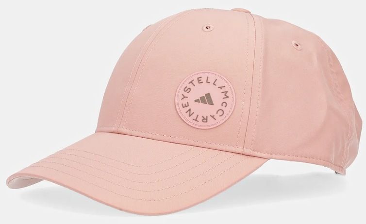 Šiltovka adidas by Stella McCartney oranžová farba, JZ5520