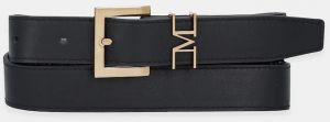 Kožený opasok Marciano Guess čierna farba, 5YGZ12 7330A