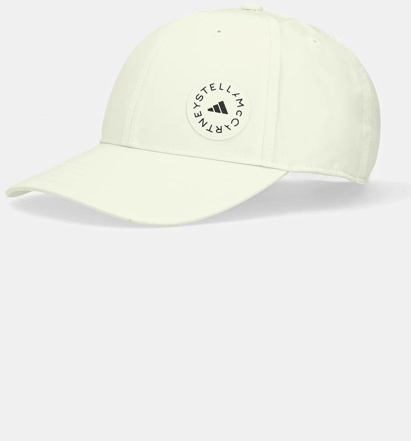 Šiltovka adidas by Stella McCartney béžová farba, JZ5519
