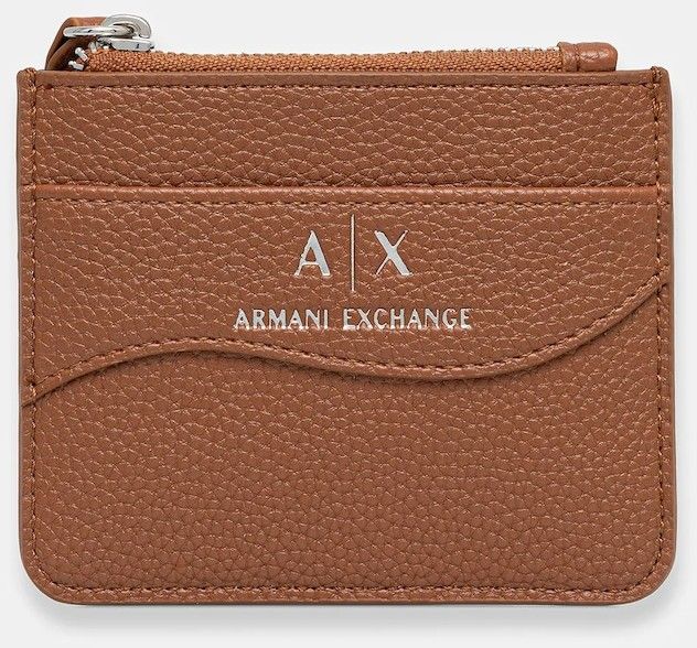 Puzdro na karty Armani Exchange béžová farba, 948539 CC783